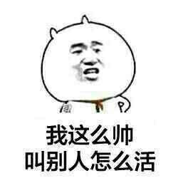 我这么帅叫别人怎么活