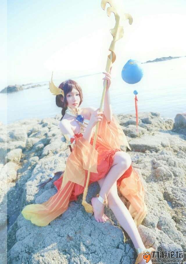 王者荣耀第一长腿cosplay,不是虞姬,而是她