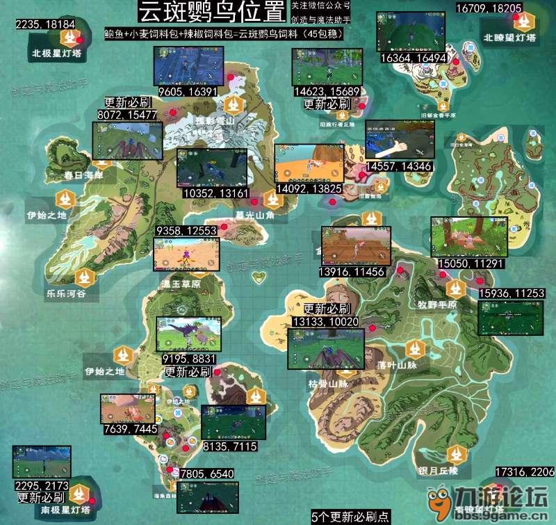 求云斑鹦鸟位置0505050505050505