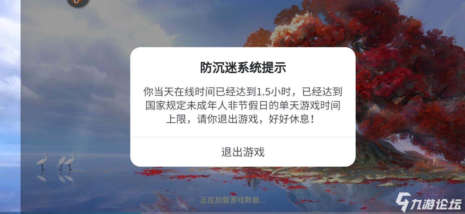 怎么还有防沉迷系统0707