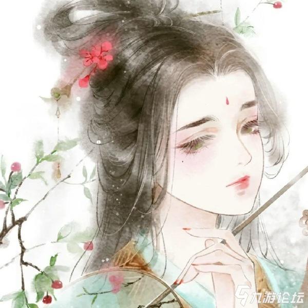 古风漫画女生头像落花有意随流水流水无心恋落花