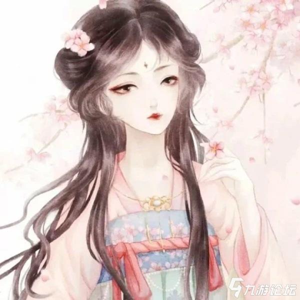 古风漫画女生头像落花有意随流水流水无心恋落花