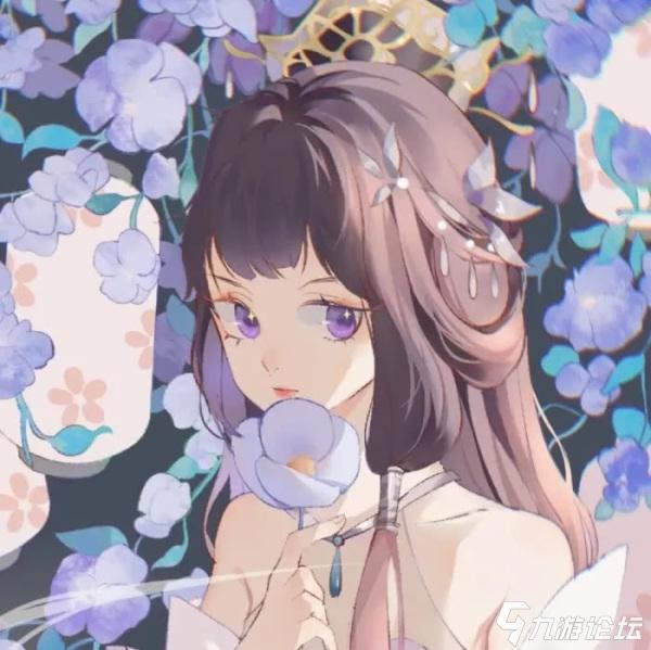 诗意·仙气·古风女生头像:芙蓉不及美人妆,水殿风来