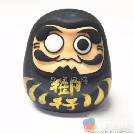 阴阳师如何捏一个黑达摩 玩家制作御行达摩手
