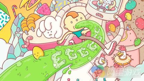 吐出一条彩虹 《鸡蛋大冒险》现已上架_九游i