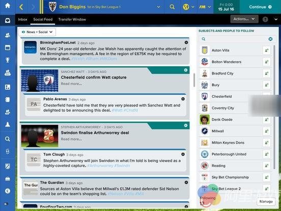 《足球经理触摸版2017》上线iPad,可惜还是没