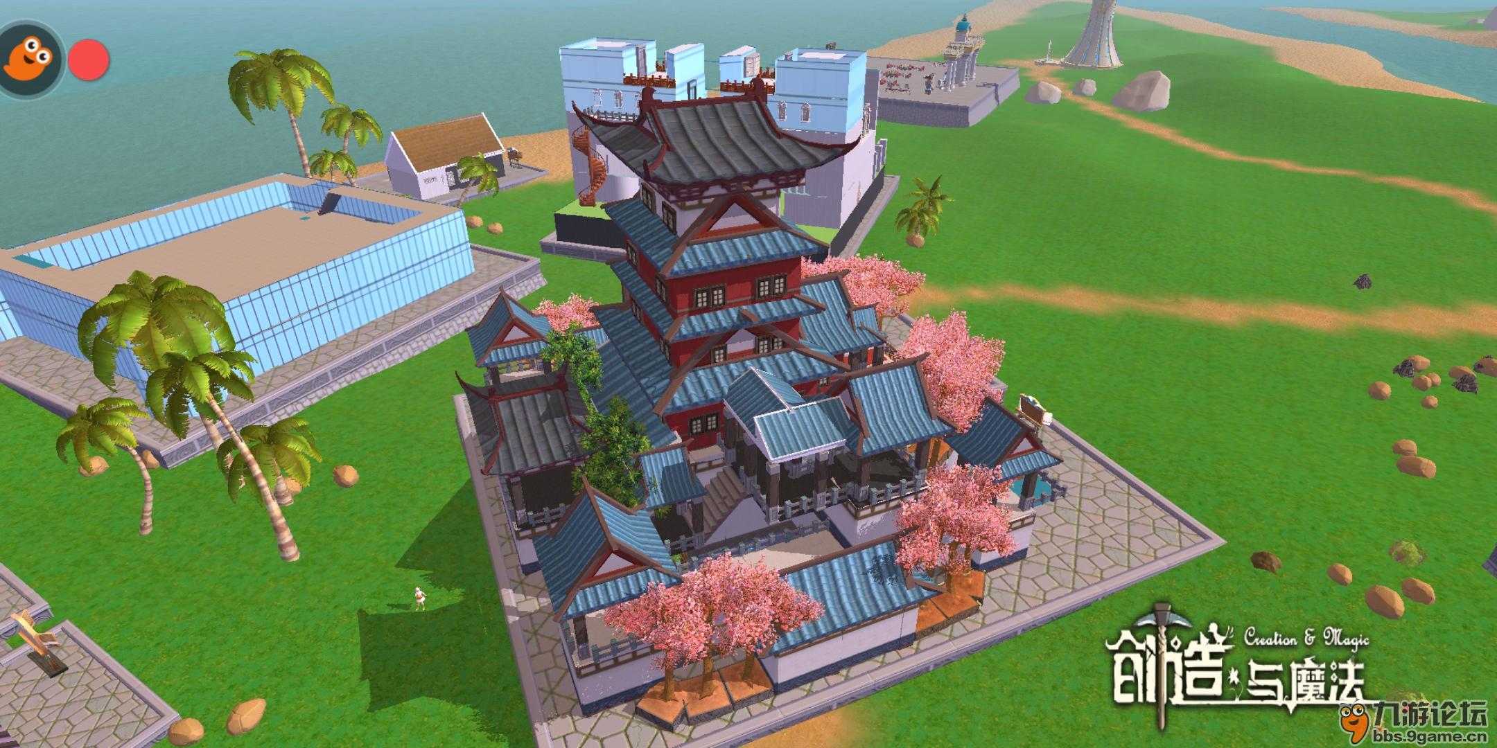 【建筑】古风阁楼{:3_77:}_创造与魔法_九游论坛
