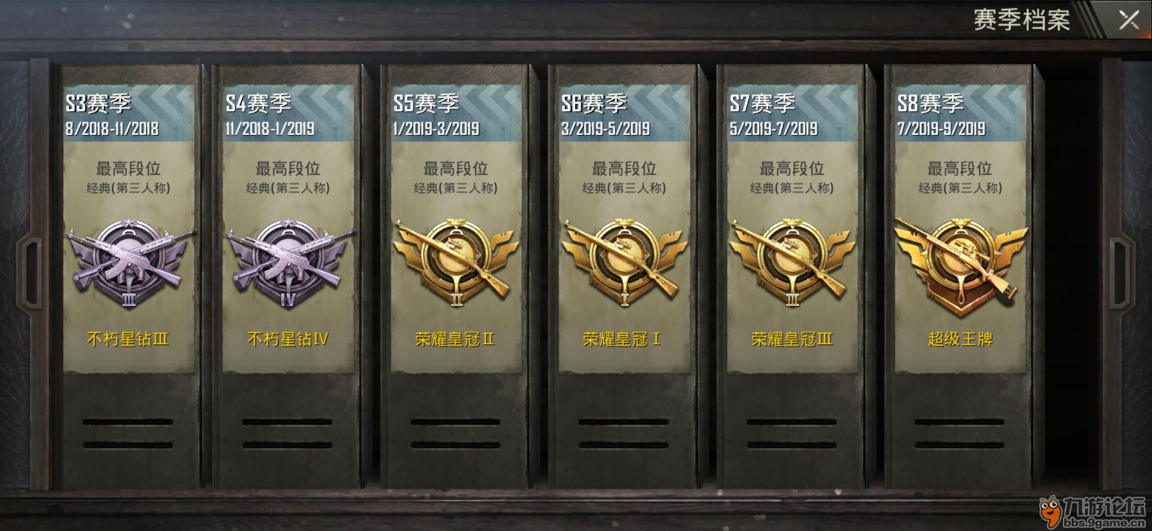 pubg端游段位表图图片