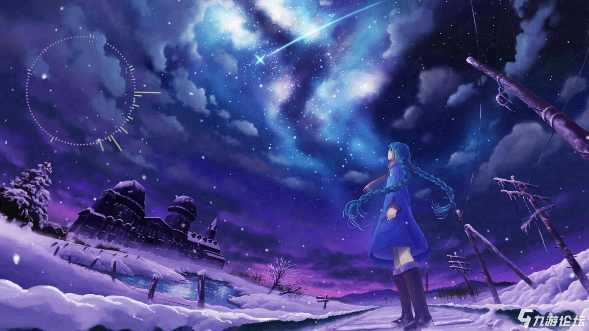 唯美治愈动漫风景高清桌面壁纸