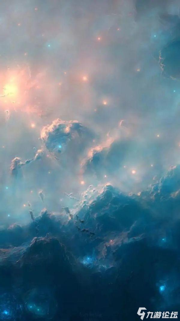 二次元唯美梦幻星空手机壁纸,如梦如幻的动漫风景令人