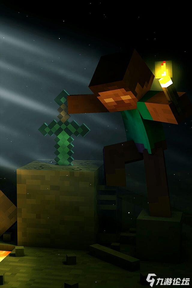 来送壁纸的某人_我的世界_九游论坛