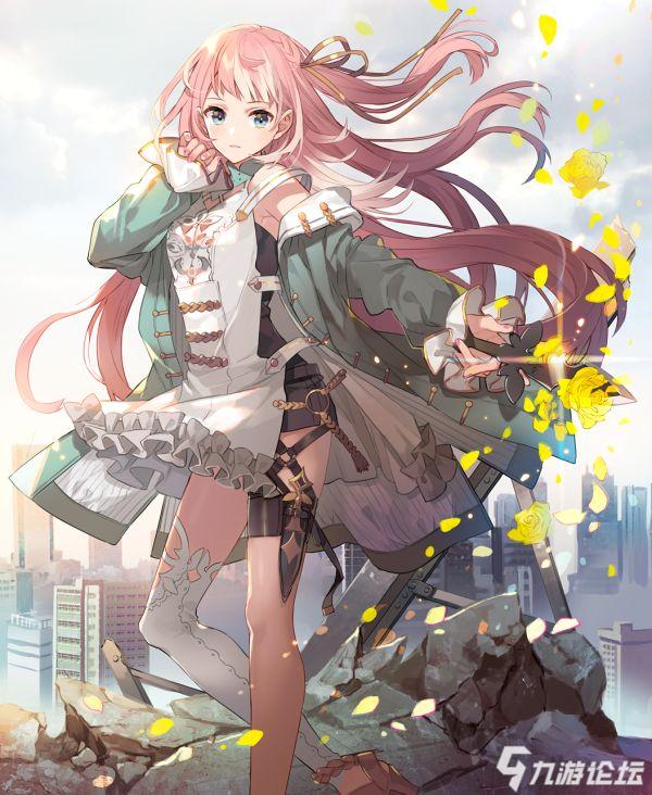 精致的人物动作设计,凸显人物曲线的二次元美图