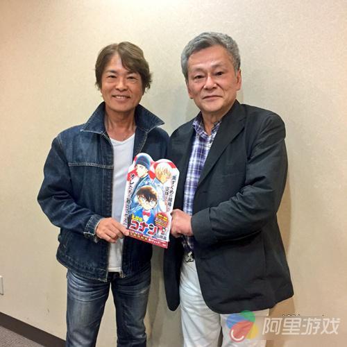 在 10 月 11 日古谷彻在自己的 ** 中宣传自己和池田秀一关于柯南的