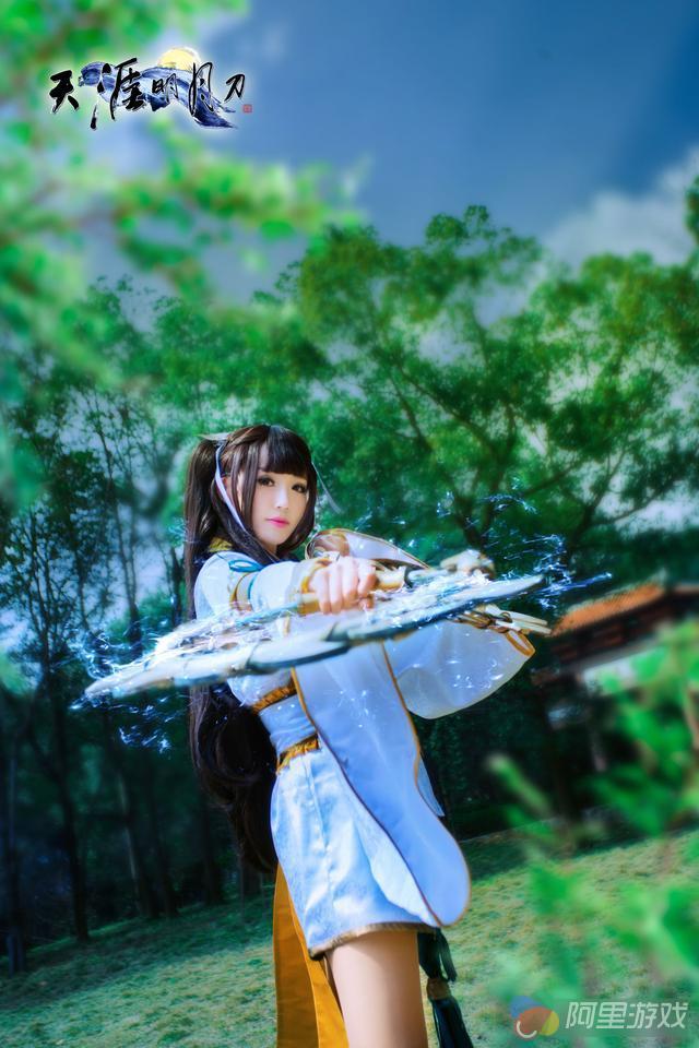 长发及腰萌萌萝莉系天涯明月刀四盟之寒江城曲无忆cos赏